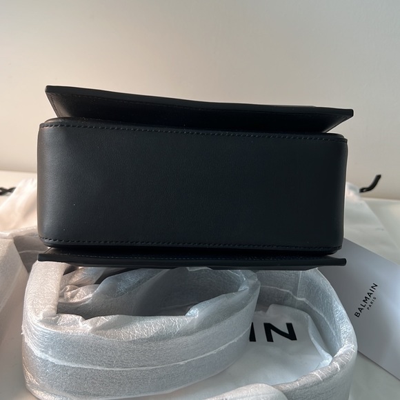 100% authentic! Balmain bag with strap. Designer bag. Chocolate model. France - Picture 12 of 14